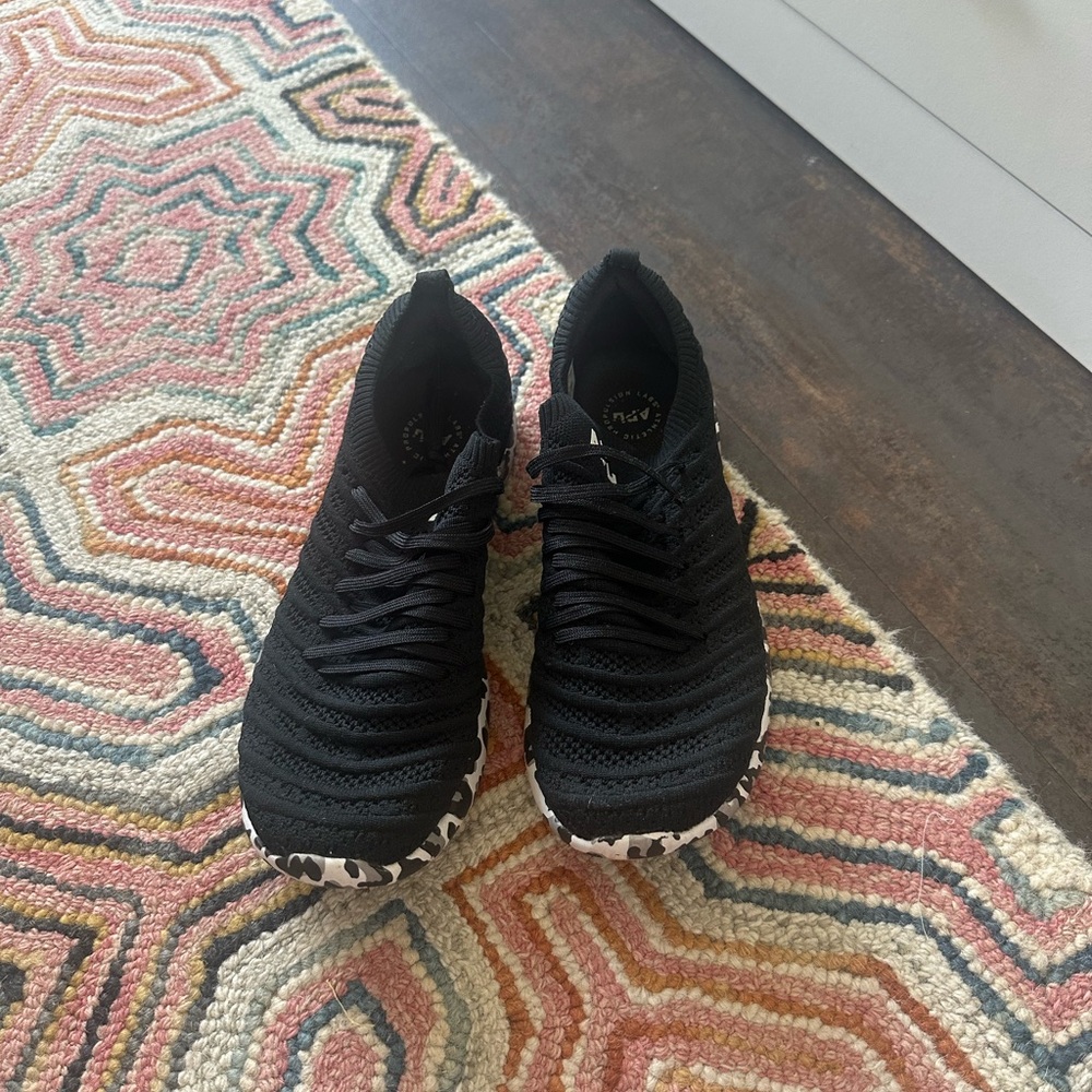 APL Black Sneakers Modern Knit Design